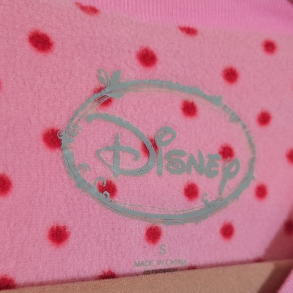 Disney Pink and Red Polka Dot Minnie Mouse Onsie Apparel Size Small - Picture 2 of 12